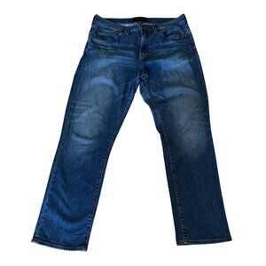 Banana Republic Premium Performance Mens Jeans 33x30 Blue Denim Straight-Leg